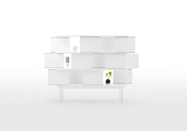 Keisuke Kawase, STANZA cabinet, design, Stockholm, Sweden, Konstfack, Milan Salone, Spazio Rossana Orlandi