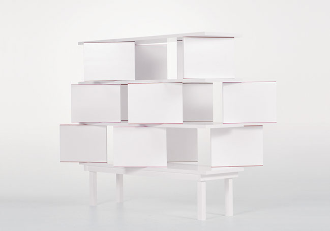 Keisuke Kawase, STANZA cabinet, design, Stockholm, Sweden, Konstfack, Milan Salone, Spazio Rossana Orlandi